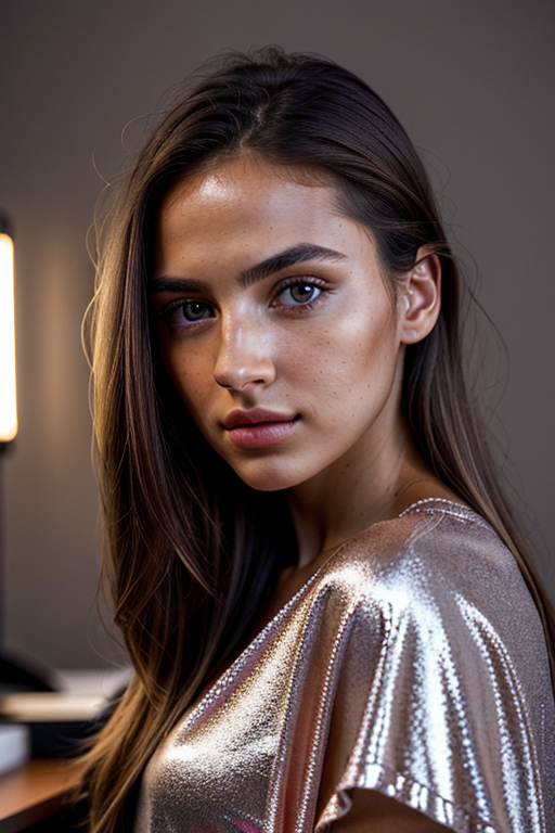 office woman stock image